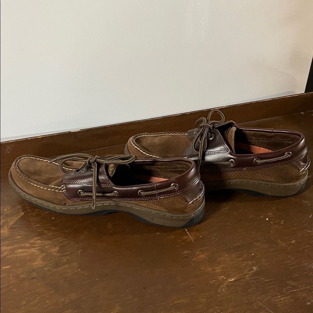 Sperry Men's Tan and Brown Boat Shoes - Picture 7 of 7